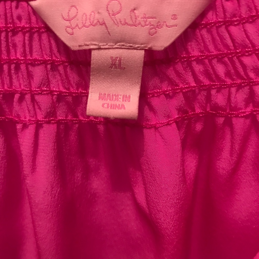 Lilly Pulitzer pink Elsa top